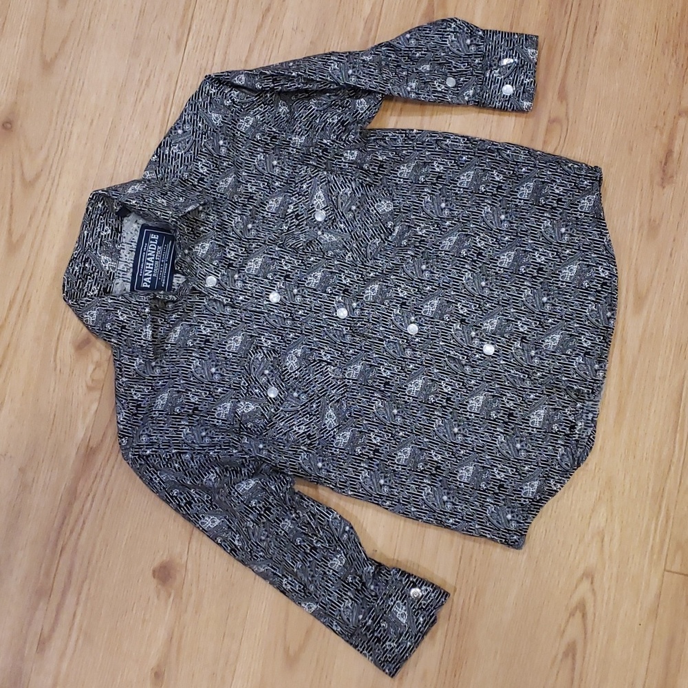 Panhandle Slim Western Cowboy Roughstock Shirt Size 4